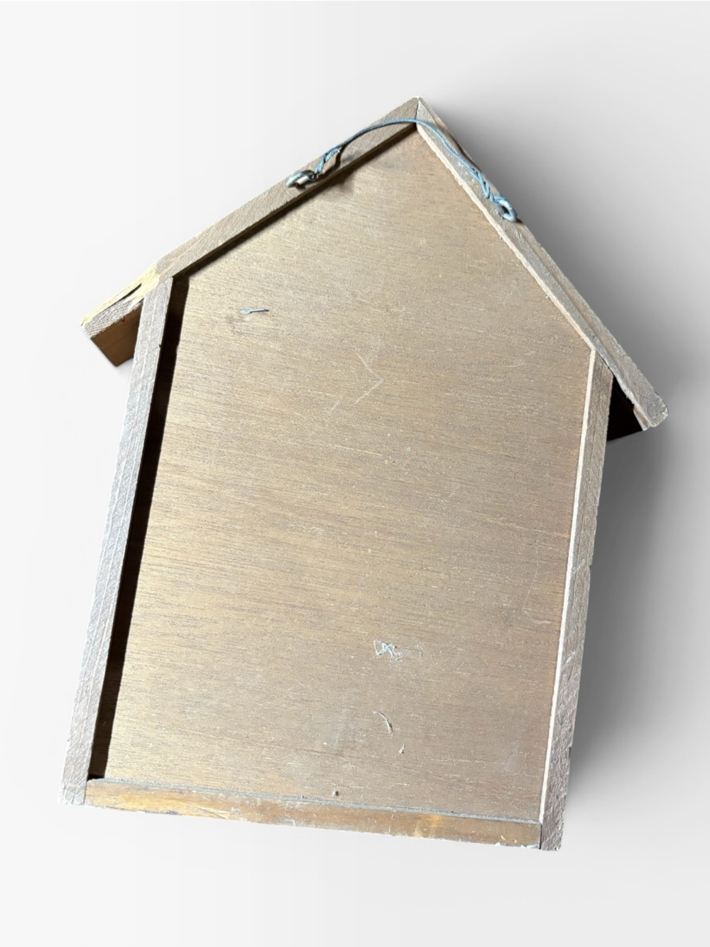 Small house trinket shelf hung by wire - Picture 4 of 8